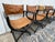 Restoration Hardware Restoration Hardware 1970s French Director's Dining Chairs | Set of 5 | Chestnut Leather For Sale - Image 4 of 17