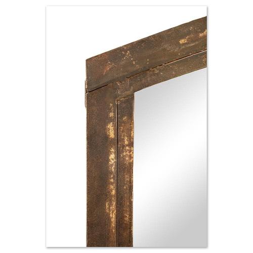 Large Industrial Window Mirror For Sale - Image 4 of 6