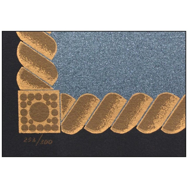 1990s 1990s Pearls and Emeralds, Erté For Sale - Image 5 of 6