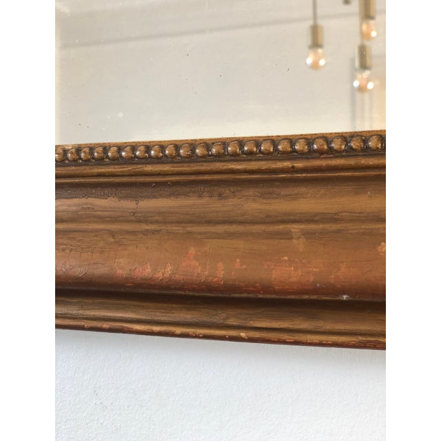 Large Antique French Louis Philippe Giltwood Mirror – Late 19th Century For Sale - Image 6 of 11