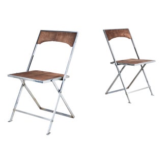 Folding Chairs, 1970s, Set of 2 For Sale