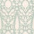 Contemporary Schumacher Chenonceau Wallpaper in Aquamarine For Sale - Image 3 of 3