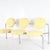 Metal Steel and Fabric Bench, 1980s For Sale - Image 7 of 16