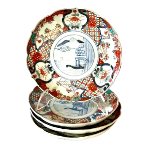 Japanese Imari Plates, Set of 4