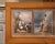 French Mid 19th Century French Watercolor Pictures Under Glass in Pine Frame For Sale - Image 3 of 11