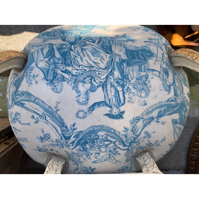 Gold Mid-Century Modern Danish Armchair, 1950s For Sale - Image 8 of 10