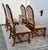Bernhardt Vintage Bernhardt Carved Set of Four High Back Country French Dining Chairs For Sale - Image 4 of 12