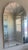 1980s Vintage 1980s Arched Wall Mirror With Beveled Glass Panes and Sunburst Top Design For Sale - Image 5 of 7