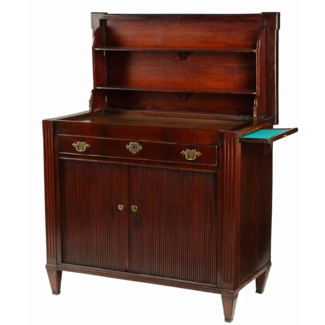 A scarce antique Dutch "klapbuffet" (folding buffet) from the late 18th century. Netherlands, circa 1780, beautifully...