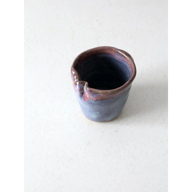 Ceramic Vintage Studio Pottery Vase For Sale - Image 7 of 11