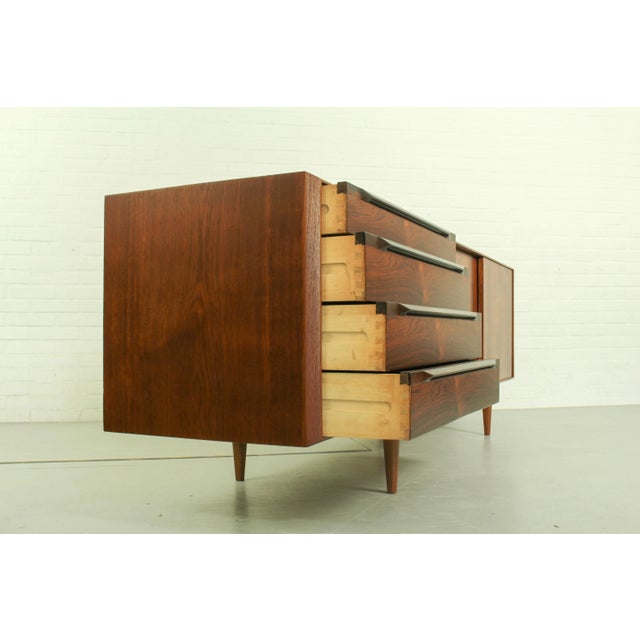 Danish Rosewood & Teak Sideboard by Ib Kofod Larsen for Fredericia Møbelfabrik, 1950s For Sale - Image 11 of 12