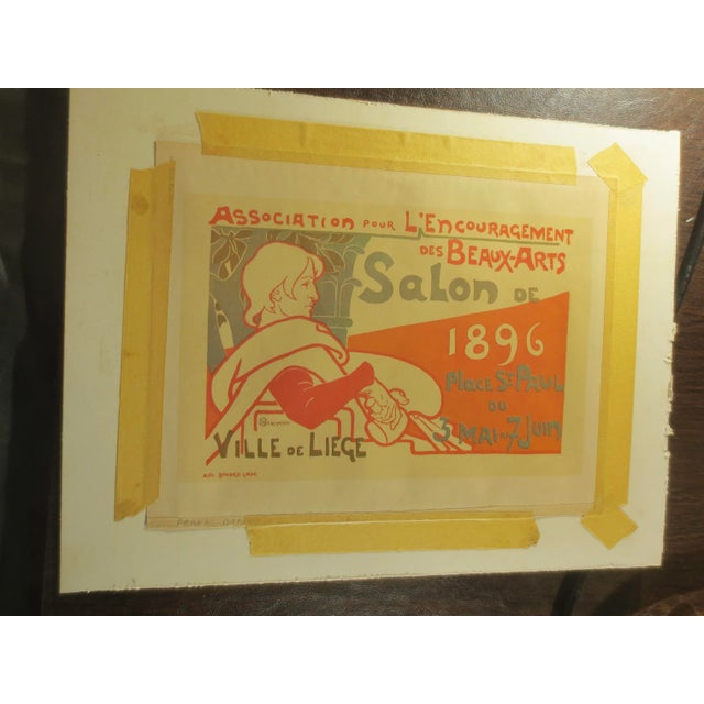 Framed Poster of " a Trip to Chinatown" Circa 1890s' For Sale - Image 4 of 5