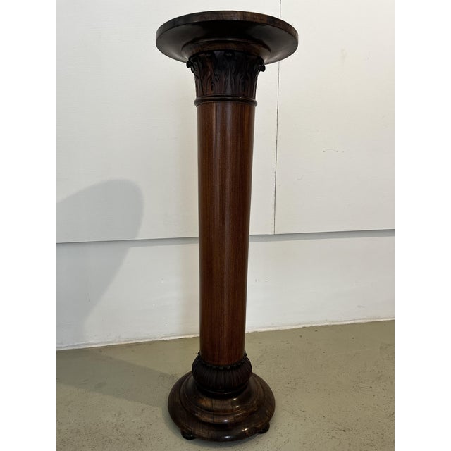 Antique Flower Column, 1800s For Sale - Image 12 of 13