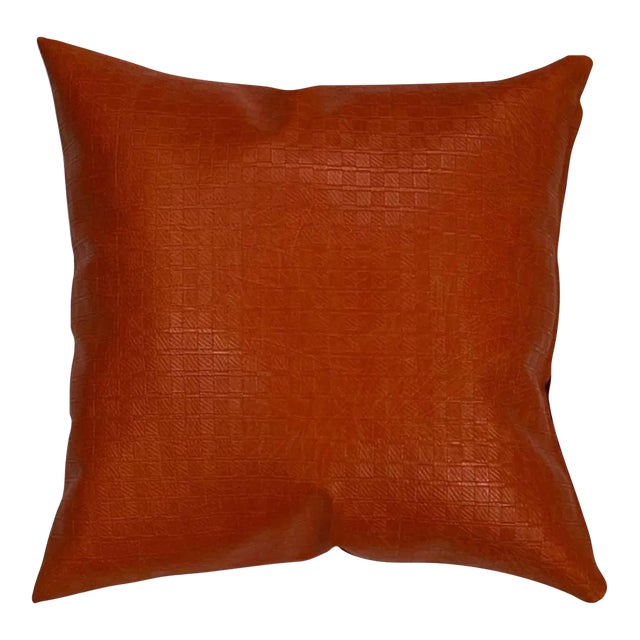 Pasargad Pu Leather Pillow For Sale
