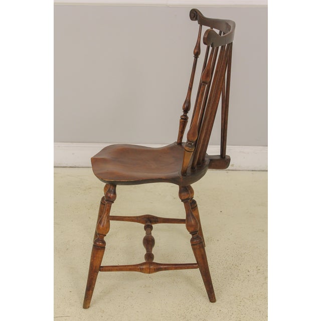 Set of 6 Vintage 1920s Benchmade Windsor Dining Room Chairs | Chairish