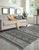 Vibrant Iris Gray Handmade Rug, Country of Origin: India. This striking piece offers a sophisticated interpretation of...