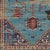 Vintage Style Blue / Beige Persian Rug For Sale - Image 4 of 6