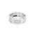 Men’s Cartier Tank Francaise 18k White Gold Wedding Band Ring, Size 9.5 For Sale In Houston - Image 6 of 7
