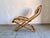 1960s Italian Wicker Lounge Armchair For Sale - Image 5 of 10