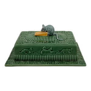 Bordallo Pinheiro Mouse Cheese Tray with Lid