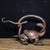 Antique Bronze Dark Warrior Turtle & Snake Sculpture – 10.6" Xuanwu Mythical Beast For Sale - Image 4 of 9