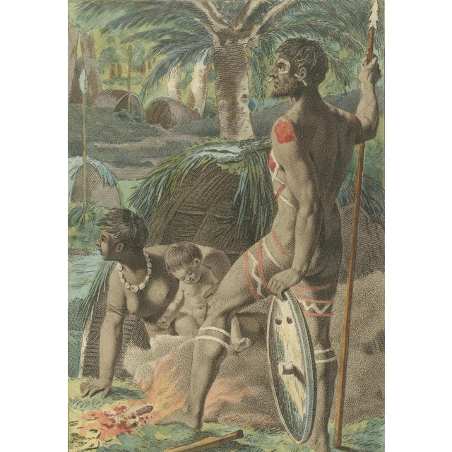 Jaques Kuyper, Indigenous Australians, Hand-Colored Print, 1805 For Sale - Image 4 of 9