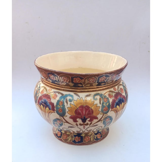Vintage Ceramic Planter from Fischer Budapest, 1920s For Sale - Image 4 of 8