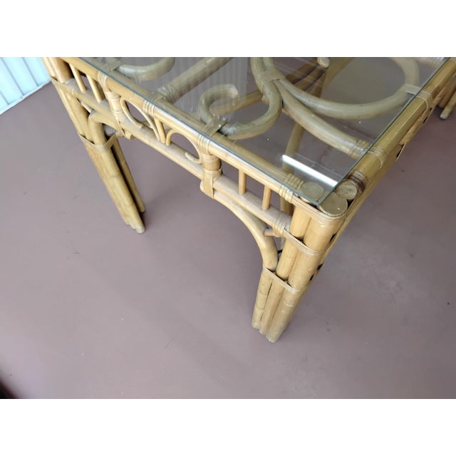 Wood 1960s Old Florida Library Table or Dinette For Sale - Image 7 of 7