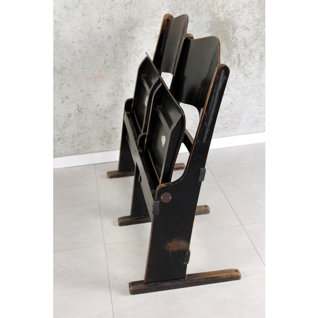 Brown Vintage Cinema Seats, 1930s For Sale - Image 8 of 15