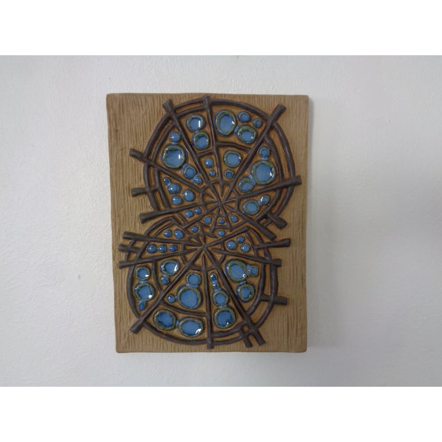 Large 6356 Studio Ceramic Wall Art by Marianne Starck for Michael Andersen, Denmark, 1960s For Sale - Image 15 of 15