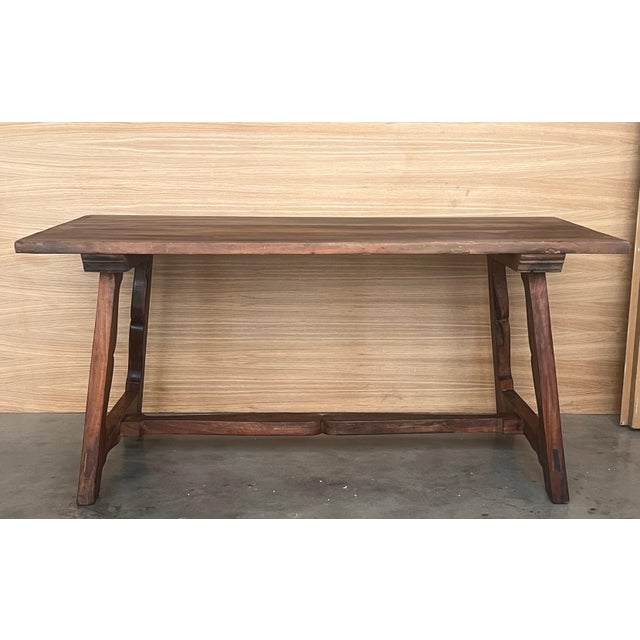 Antique Spanish Oak Work Table, 1800s For Sale - Image 16 of 18