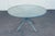 Quality Vintage Aluminum Base Outdoor Patio Dining Table with Inset Glass Top, Possibly By Brown Jordan (Not Labeled)