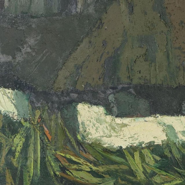 Mid 20th Century Enrico Schiavinato, Modernist Still Life, 1963, Oil on Canvas For Sale - Image 5 of 12