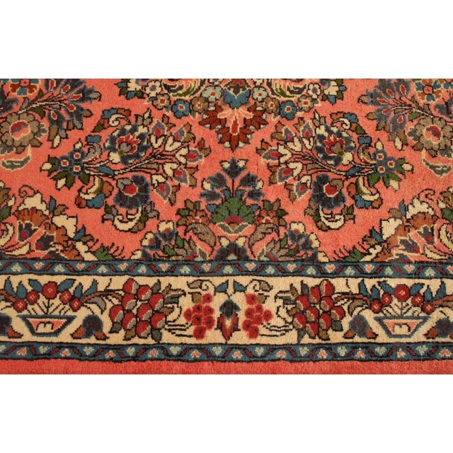Red Middle Eastern Rug in Wool For Sale - Image 8 of 10