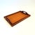 A set of 2 vintage rectangular teak nesting trays. Beautiful grain to the wood, nice large size for a variety of needs....