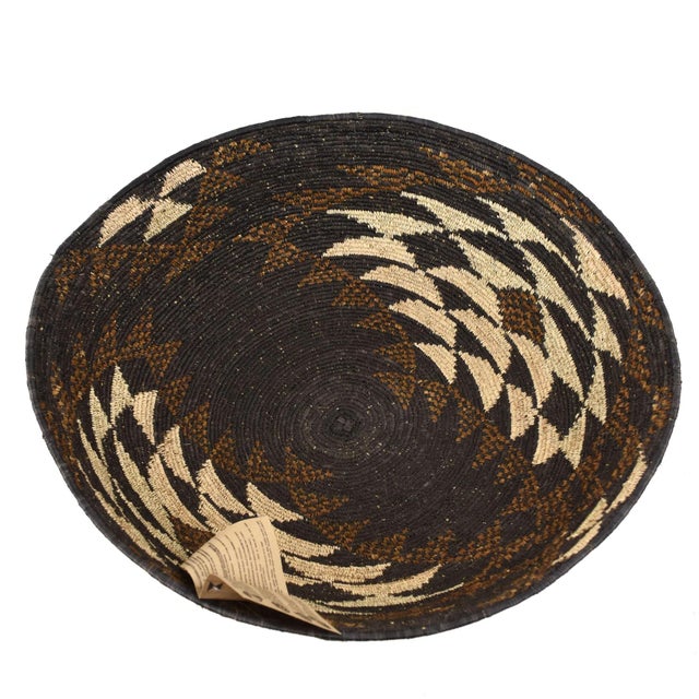 Early 20th Century Zulu Isiquabetho Bowl Basket South Africa For Sale