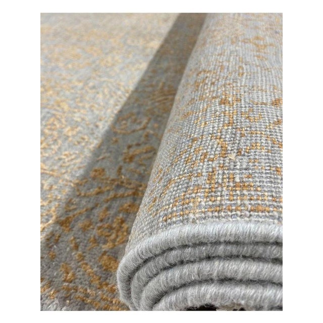 Upgrade your hallway decor with a 3x10 Transitional Runner Rug from India. Its sleek design and quality craftsmanship...