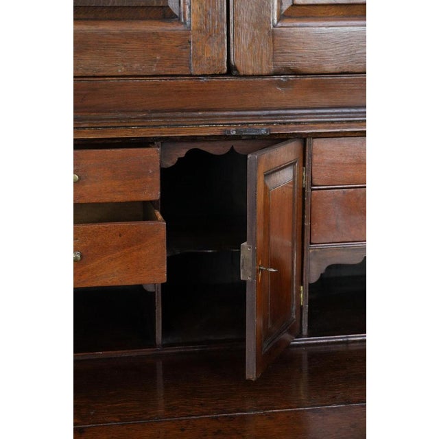 Antique English Secretaire with Bookcase, 1800s For Sale - Image 12 of 15