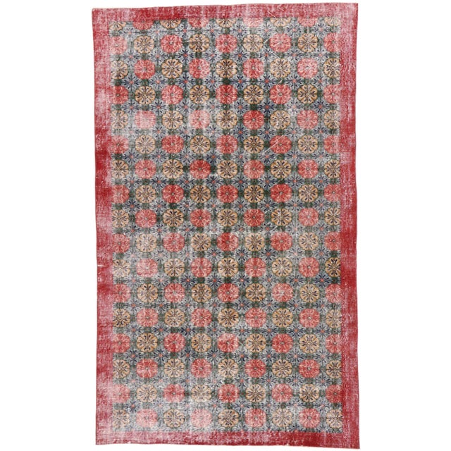 Vintage Turkish Sivas Rug, 05'03 X 08'10 For Sale - Image 10 of 10