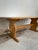 Brown 1970s Oak Trestle-Dining Table, Manner of Henning Kjaernulf For Sale - Image 8 of 17