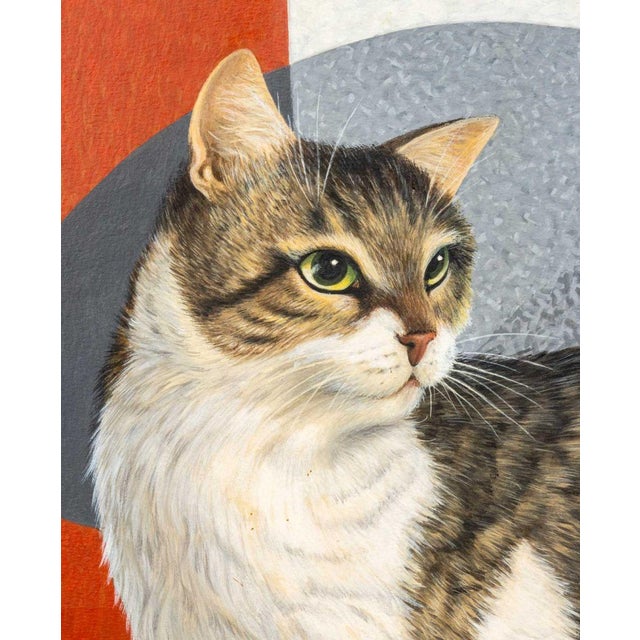 Contemporary F. Dawn Snell "Me and My Shadows" Mix Media, 1989 For Sale - Image 3 of 9