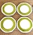 Set/8 Mane Lion Italian Bamboo Dinner Plates/Chargers For Sale - Image 9 of 12