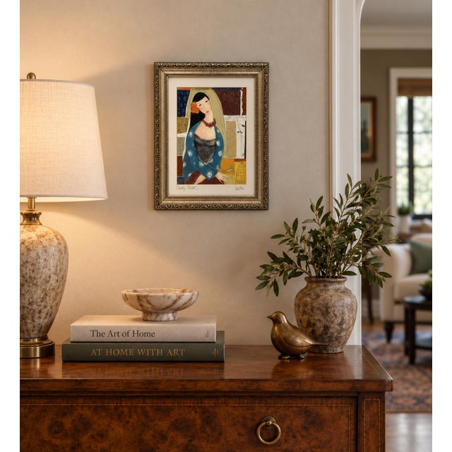 Orange Petals — Signed and Numbered Limited Edition Figurative Art Print, 40/500, 2002 An elegant and beautifully composed...