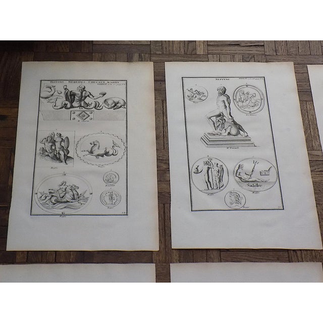 This set of twelve (12) late 18th century neo-classical.copperplate engravings depict images associated with pagan Greek...