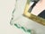 Large Nile Green Chiseled Crystal and Brass Photo Frame from Fontana Arte, Italy, 1940s For Sale - Image 12 of 15