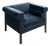 Rare Charles McMurray Architect-Designed Geometric Form Lounge Chair in Mohair For Sale