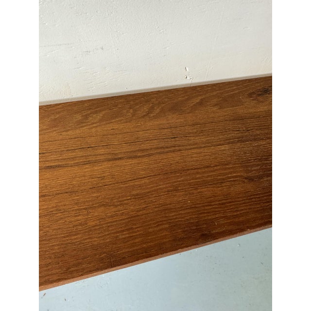 Wood Mid-Century Modernist Teak and Steel String Wall System attributed to Kajsa & Nils Nisse Strinning for String, 1950s, Set of 6 For Sale - Image 7 of 9