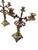 American Pair of Vintage French Rococo-Style Figural Three-Light Candelabras With Marble Bases For Sale - Image 3 of 8