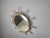 Gold Vintage Brass Sunburst Mirror, 1970s For Sale - Image 8 of 12