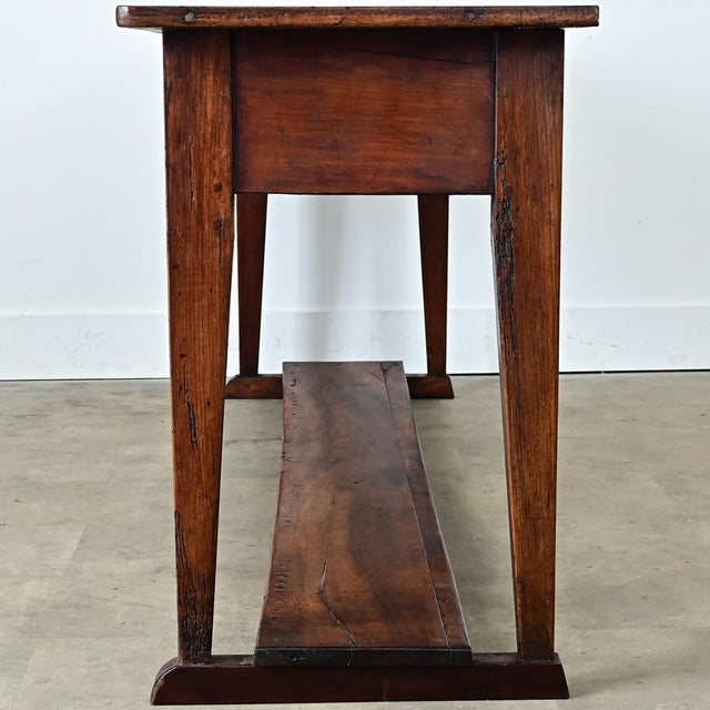 French 19th Century Walnut Console For Sale - Image 9 of 11